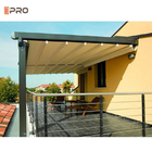 Customized Modern Aluminium Pergola Waterproof Sunshade Retractable Adjustable Pvc Roof