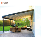 Retractable Modern Aluminum Pergola Garden Gazebos For Luxury Sunrooms