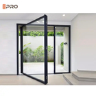 Villas Modern Interior Aluminium Pivoting Doors Front Entry Glass Pivot Door