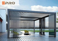 Waterproof Motorized Pergola System Price Aluminum Louver Roof 