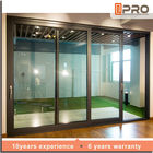 Thermal Break Aluminium Sliding Glass Doors Color Optional With Security System interior door sliding sliding door frame