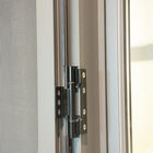 Color Optional Aluminium Flush Casement Windows With Security Wire Mesh double casement sash window aluminium window
