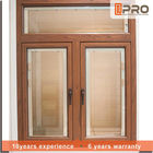 Unbreakbale Thermal Break Aluminium Windows Swing Open Style Built In Blinds Casement door casement,double casement