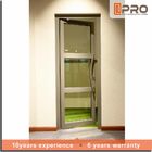 Modern Bathroom Glass Aluminum Hinged Sliding Doors For Residential House aluminum double hinged door Stainless door hin