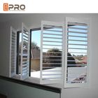 Custom Made Aluminium Louver Window White Color For Outdoor And Indoor