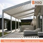 Durable White Aluminum Attached Pergola Wall Mounted Style For Window Of Office