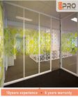 Custom Made Office Wall Dividers Partition With Tempered Glass Customized Size
