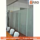 12MM Frost Glass Modern Office Partitions ISO Certification Easy For Cleaning