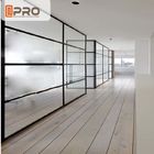 Long Life Span Modern Office Partitions Powder Coated Surface Treatment