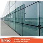 Heatproof Structural Glazing Curtain Wall , Thermal Break Spider Curtain Wall