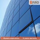 Powder Coated Aluminium Curtain Wall With Low - E Glass / Reflected Glass