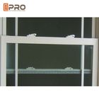 Air Proof Horizontal Sash Window , Grill Design Aluminum Double Hung Windows