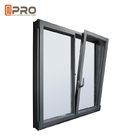 Inward Opening Tilt And Turn Aluminium Windows Foam / Bubble And Plywood Packages