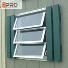 Standard Size Aluminium Single Glass Door And Windows Swing Open Style top hung aluminium windows hung top window