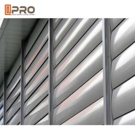 Outdoor Perforating Movable Aluminium Louver Window Vertical Sun Shading