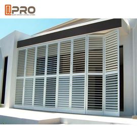 Outdoor Perforating Movable Aluminium Louver Window Vertical Sun Shading