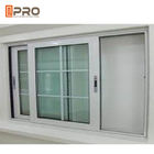 Simple Modern House Aluminium Vertical Sliding Windows Balcony Curtain vertical sliding aluminium window glass sliding