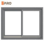 Residential Aluminum Sliding Glass Windows / Sliding House Windows aluminum window frame slide tempered glass sliding
