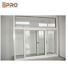 Powder Coated Office Interior Aluminium Sliding Windows Customized Size sliding window profile mechanism sliding window