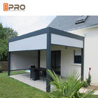 Motorized Opening Rotate Louver Modern Aluminum Pergola For Commercial Residential Buildings