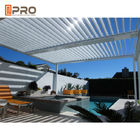 Sun Shade Opening Roof Modern Aluminum Pergola Outdoor Rainproof Roof Louver