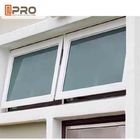 1.4mm Frame Thickness Metal Awning Windows / Aluminium Single Top Hung Window aluminum window awnings for home awing