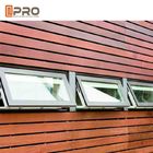 1.4mm Frame Thickness Metal Awning Windows / Aluminium Single Top Hung Window aluminum window awnings for home awing