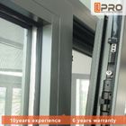 European Tilt And Turn Aluminium Windows / Thermal Break Glass House Aluminum Windows