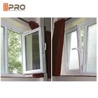 Double Glass Thermal Break Tilt And Turn Aluminum Windows / Bathroom Tilt Open Windows