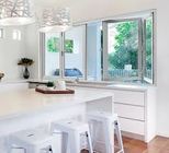 Residential Aluminum Bifold Windows With Black Or Customized Color Heat Insulating bi-fold window sliding folding window