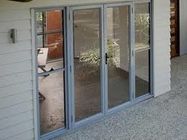 Aluminum Alloy Bifold Hinged Door Swing Open Way Dust Resistance frame glass door hinge frame door hinge