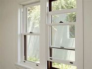 Customized Size Double Hung Aluminum Sash Windows Heat Insulation