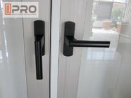Durable Entrance Aluminum Folding Doors , Thermal Break Lowe Sound Insulation Bi Fold Door