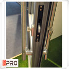 Water Penetration Prevent Aluminium Hinged Doors 1.2-2.0MM Profile Thickness hinge folding door frame hinge