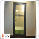 Multi Color Hinged Security Doors , Sound Insulation Aluminium Glass Front Door
