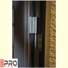 Long Life Span Tempered Glass Door , Double Swing Modern Aluminium Doors shower door hinges types exterior hinges