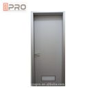 Black Color Powder Coated Aluminium Glass Hinged Door For Housing Project Door hinge black hinge for bifold doors