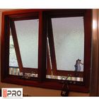 Hurricane Impact Aluminium Awning Windows ISO Certification With Chain Winder top awning window bottom fixed windows