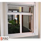 Waterproof Aluminium Awning Windows White Color With Chain Winder And Keys window awning window materials VERTICA
