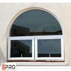 Grey Color Aluminium Awning Windows Vertical Opening Pattern Hurricane Proof french awning window awning window price