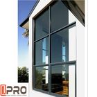 Double Glazing Aluminum Awning Windows / Top Hung Roof Window ISO9001 aluminum window louver awning Aluminum top hung