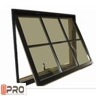 Waterproof Aluminium Awning Windows White Color With Chain Winder And Keys window awning window materials VERTICA