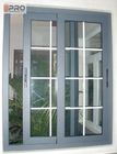 Rainproof Double Glazed Sliding Windows , Aluminium Horizontal Sliding Windows powder coated aluminum sliding window