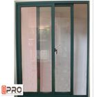 Anti Aging Aluminium Sliding Patio Doors For Interior House Customized Color price aluminum sliding window