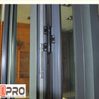 Anti Aging Aluminium Folding Windows , Outdoor Horizontal Folding Windows lowes bi fold door Bi folding exterior doors