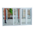 aluminum framed double glazed High Quality Aluminum Glass Bifold Window folding vertical folding window folding sliding