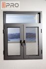 Unbreakbale Thermal Break Aluminium Windows Swing Open Style Built In Blinds Casement door casement,double casement