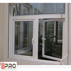 Wind Proof Aluminum Casement Windows Vertical Opening Pattern For House Projects aluminium double glazed windows