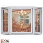 Modern Custom Horizontal Casement Storm Windows / Aluminium House Windows standard aluminum casement window sizes