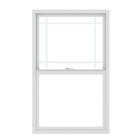 White Glass Aluminum Sash Windows For Bathroom High Durability Easy Cleaning